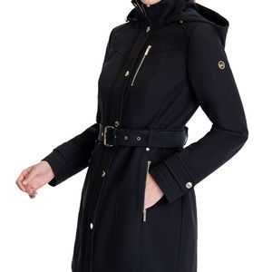 Michael Kors Hooded Belted Raincoat / Trench coat